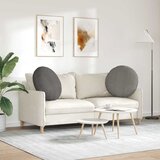  Jastučići za sjedenje 2 pcs Svijetlo siva Ø 80 cm | shoptok.hr