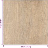  Samoljepljive Pločice za Pod Tamno Smeđa i Siva 30,5 x 30,5 cm | shoptok.hr
