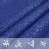  Senčno jadro 160 g/m² pravokotno modro 3x4,5 m HDPE | Shoptok.si