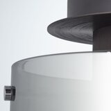 Brilliant plafonsko svetlo beth 1xE27/60W/230V prečnik 20 cm crna/zadimljeno | Eponuda.com