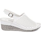 GOODIN White wedge sandals | Shoptok.si