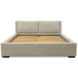 Scandic Bež tapecirani bračni krevet s prostorom za odlaganje s podnicom 180x200 cm Dreamer – | shoptok.hr