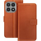 AVIZAR Preklopna torbica za Xiaomi 15T, imitacija usnja, z držalom za kartice in funkcijo stojala, Rjava, (5000190501) | Shoptok.si