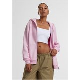 Urban Classics Women's zip-up hoodie Fluffy Hoody light pink Cene