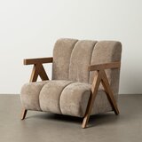 Ixia Rjav fotelj iz šenilje Birch – | Shoptok.si