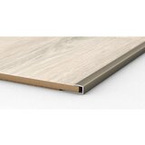 LOGOCLIC krajnji profil (mat plemeniti čelik, 2,7 m x 24 mm x 12 mm, vrsta montaže: lijepljenje) Cijene
