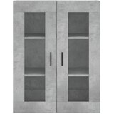 Visoka komoda siva betona 69,5x34x180 cm od konstruiranog drva | shoptok.hr