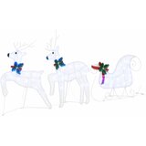  LED Riječni jeleni 5 pcs Bijelo tkanina | shoptok.hr