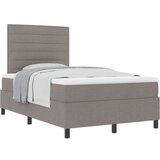  Postelja s škrbino z vzmetnico Taupe 120x200 cm tkanina, (22083486) | Shoptok.si