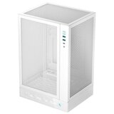 DeepCool Računalniško ohišje CH170 DIGITAL WH, Mini-ITX, LCD, Belo | Shoptok.si