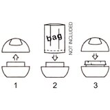 Spirella Bel plastičen koš za smeti 1 l Bowl – | Shoptok.si