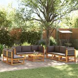  9-dijelna set vrtnih sofa s jastucima masivno bagremovo drvo | shoptok.hr