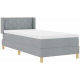  Krevet s opruga kutije Svijetlo siva 200 x 100 cm tkanina | shoptok.hr