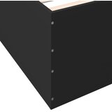  Okvir kreveta crni 120 x 200 cm od konstruiranog drva | shoptok.hr