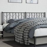 vidaXL Metalno uzglavlje crno 193 cm | shoptok.hr