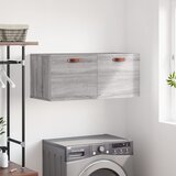 vidaXL Stenska omarica siva sonoma 80x36,5x35 cm inženirski les Cene