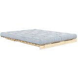 Karup Design Bela/svetlo modra raztegljiva sedežna garnitura 160 cm Roots - | Shoptok.si
