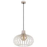 Globo 33370119 - Luster na sajli MATEO 1xE27/40W/230V bež u