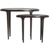 Light & Living Kovinske okrogle stranske mizice v kompletu 2 ks 33x70 cm Arica – | Shoptok.si