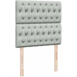  Box spring krevet s madracem svjetlosivi 90x190 cm baršunasti | shoptok.hr