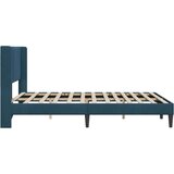  Okvir za krevet s uzglavljem Plava 120 x 190 cm Baršun - Plava 120 x 190 cm | shoptok.hr
