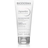Bioderma Pigmentbio Sensitive Areas Targeted Brightening Care krema za telo proti temnim madežem na občutljivih in intimnih predelih 75 ml za ženske Cene
