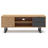 Marckeric Antracit/natur TV stol u dekoru hrasta 140x52 cm Madona - | shoptok.hr