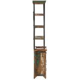  Visoka komoda 55 x 30 x 180 cm od masivnog obnovljenog drva | shoptok.hr
