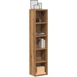  Ormarići za CD-ove 2 kom boja hrasta 21 x 16 x 93 5 cm drveni | shoptok.hr