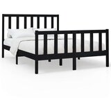  Za krevet od masivne borovine crni 140 x 190 cm | shoptok.hr