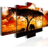  Slika - Flock of birds over the savannah 200x100 | shoptok.hr