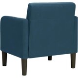 SOFA s naslonima za ruke plava 54 cm baršunasta | shoptok.hr