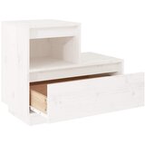  Noćni ormarići 2 kom bijeli 60x34x51 cm od masivne borovine | shoptok.hr