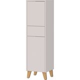 Germania Kremno bela visoka kopalniška omarica v mat dekorju 33x123 cm Arnea – Cene