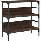 Maison Chic konzolna miza - miza ob steni rjav hrast 75x32x75 cm inženirski les, (21786357) Cene