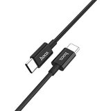 Hoco podatkovni kabel X23 Super Fast Charge Type C na Type C 3A - črn Cene