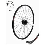 Crosser točak zadnji 28/29" X11 crni 36H,NEXUS glava | ePonuda.com