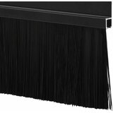  Držač četke za vrata 2 pcs Crna 100 cm Aluminijski legura | Eponuda.ba