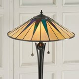Endon 64041 - Podna lampa Tiffany DARK STAR, 2xE27/60W/230V, prečnik 49 cm | Eponuda.com