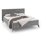 Meise Möbel Siva oblazinjena zakonska postelja 180x200 cm Alicante – | Shoptok.si