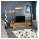 Hanah home TV komoda Lucy Oak-bijela | Eponuda.ba