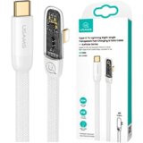 Usams KABEL KĄTOWY USB-C NA LIGHTNING PD 20W FAST CHARGING ICEFLAKE SERIES 2M BIAŁY/WHITE SJ586USB02 (US-SJ586), (21980468) | Shoptok.si