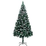 vidaXL Umjetno božićno drvce Zelena 240 cm PVC i Čelik i Plastika | shoptok.hr