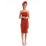  Muslin - tile red tile red towel set (2 pieces) Cene