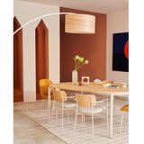 Kave Home Bež podstavljena blagovaonska stolica s naslonima za ruke/složiva Maureen – | shoptok.hr