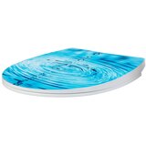 Wenko WC deska s počasnim zapiranjem 38 x 45 cm Droplets – | Shoptok.si