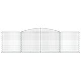  Lučne gabionske košare 15kom 400x50x100/120cm pocinčano željezo | shoptok.hr