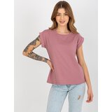 BASIC Feel Good T-shirt-RV-TS-4833.52-dark pink | Shoptok.si