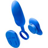 Platanomelón Mobi - akumulatorski, brezžični vibrator set - 2-delni (moder) | Shoptok.si