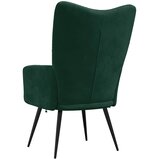  Stolica za opuštanje tamnozelena baršunasta | shoptok.hr